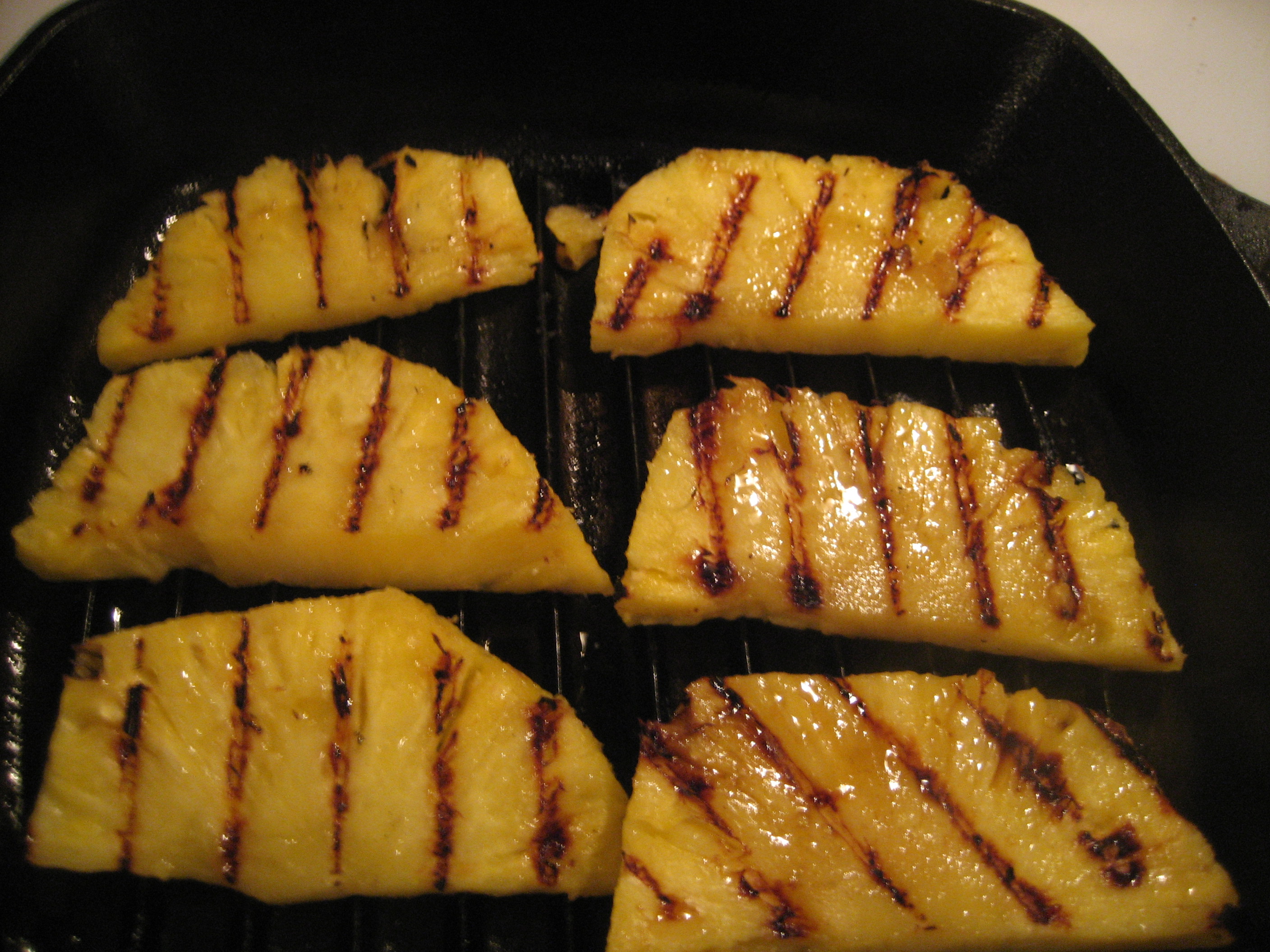 grilled pineapple