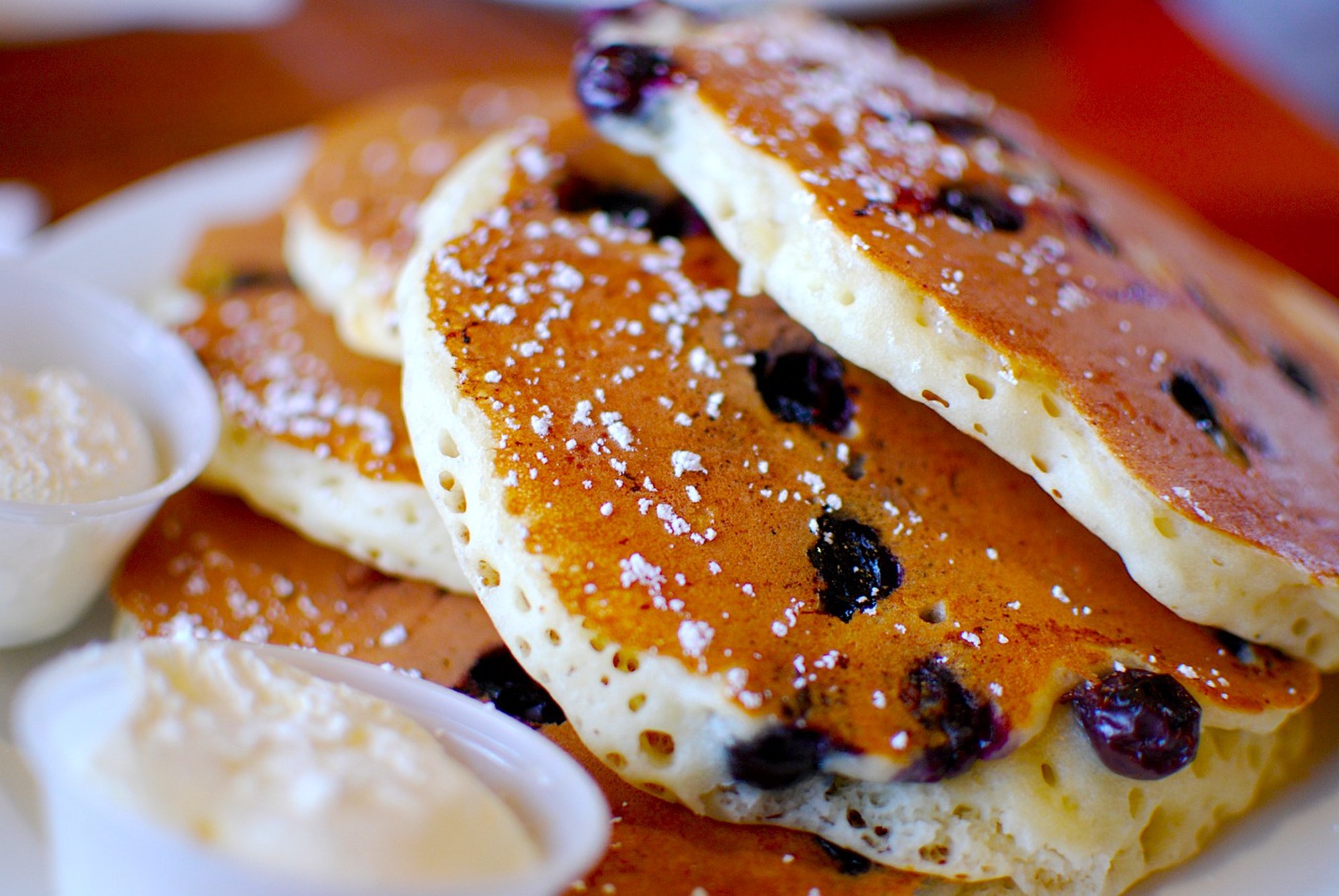 blueberry banana pancakes